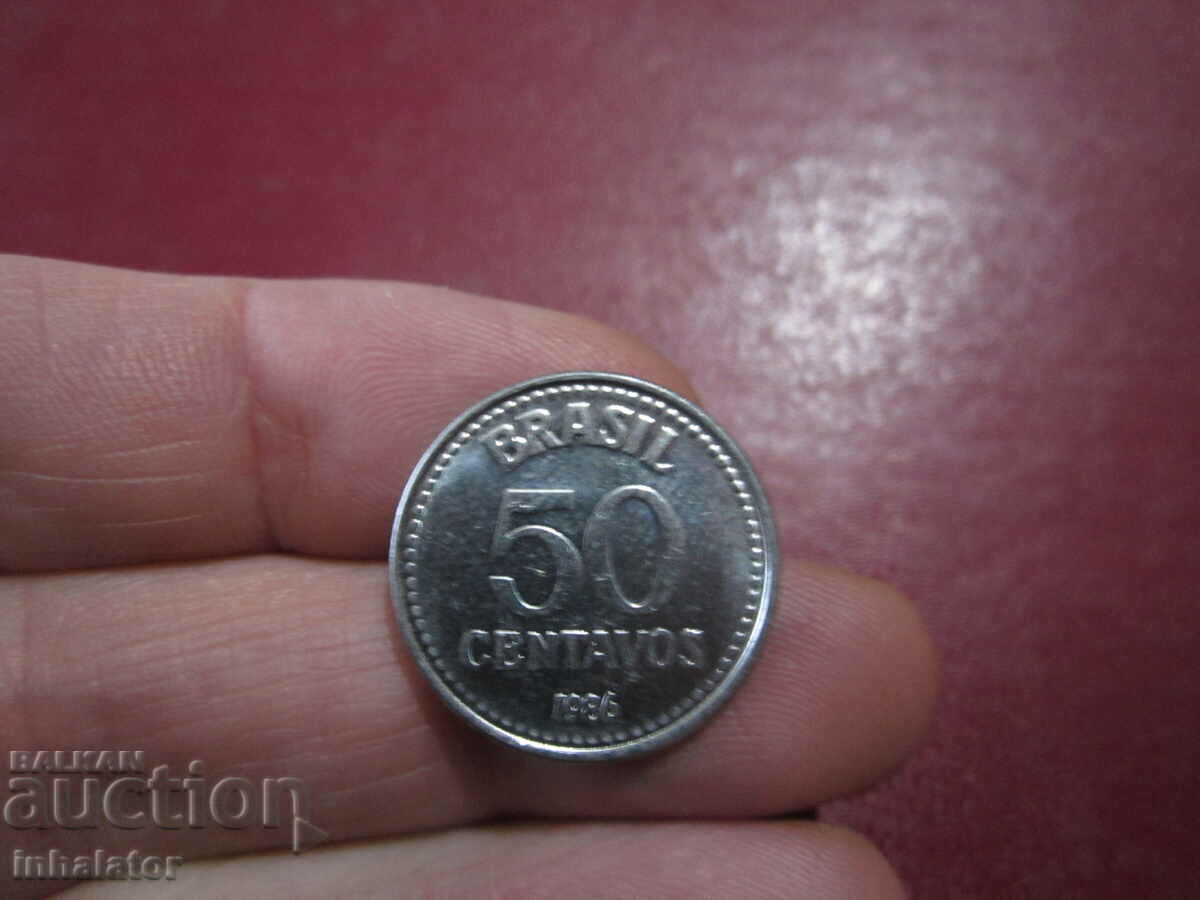 1986 50 centavos Brazil