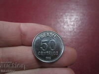 1986 50 centavos Brazilia