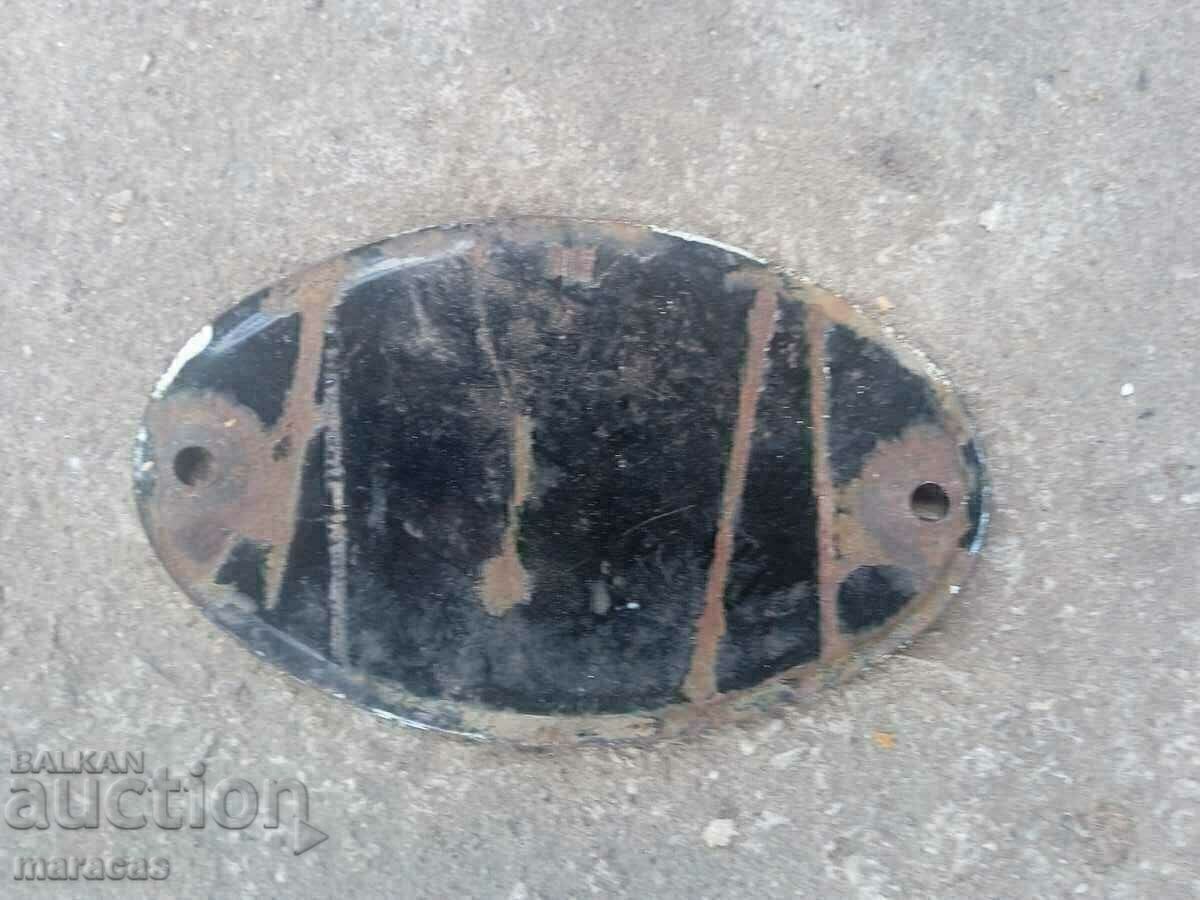 Old license plate from a motorcycle with price € 6.14 | 12.01 BGN Old license plate from a motorcycle with price € 6.14 | 12.01 BGN