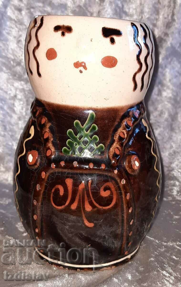 Urcior din ceramică glazurată - 5