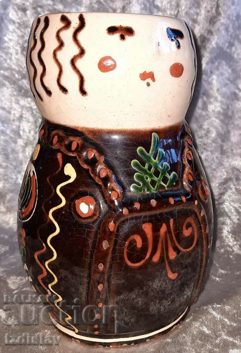 Urcior din ceramică glazurată