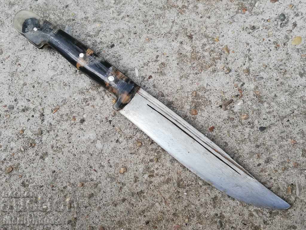 An old hand-forged butcher's knife without a handle dagger kulak with price 56.00 BGN | € 28.63