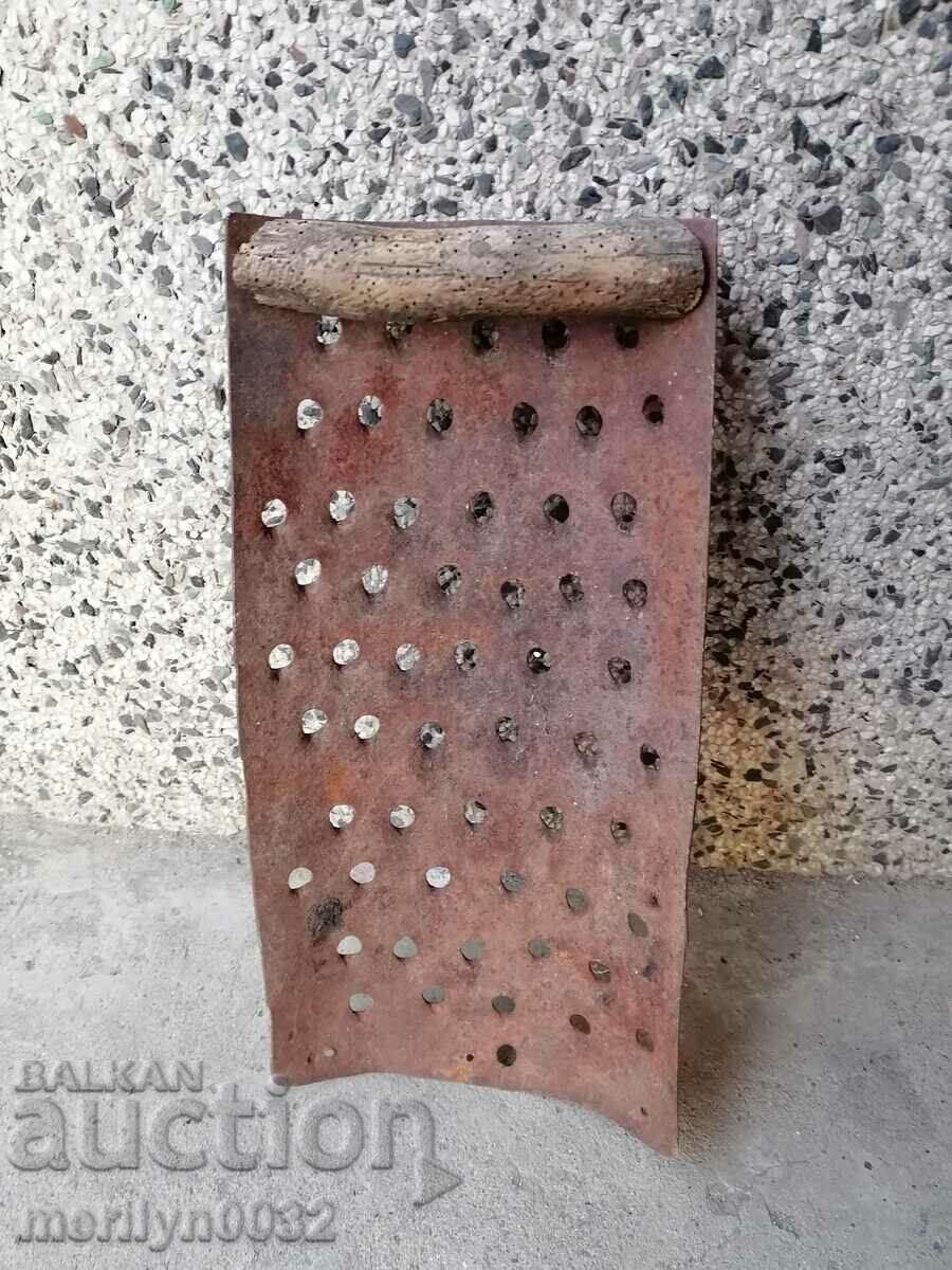 Auction Old grater, kitchen tool Auction Old grater, kitchen tool