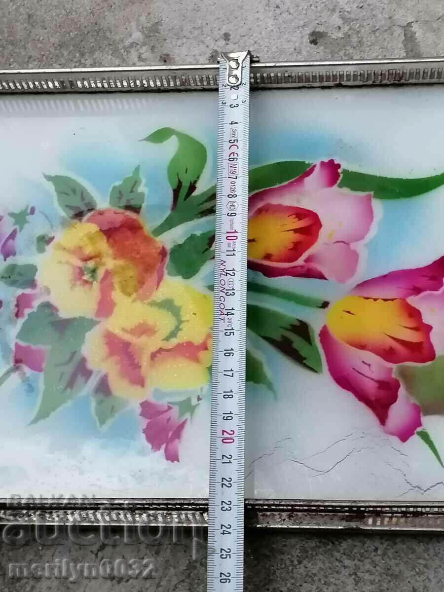 Antique serving tray, platter, or plate from the 1930s - 5 Antique serving tray, platter, or plate from the 1930s - 5