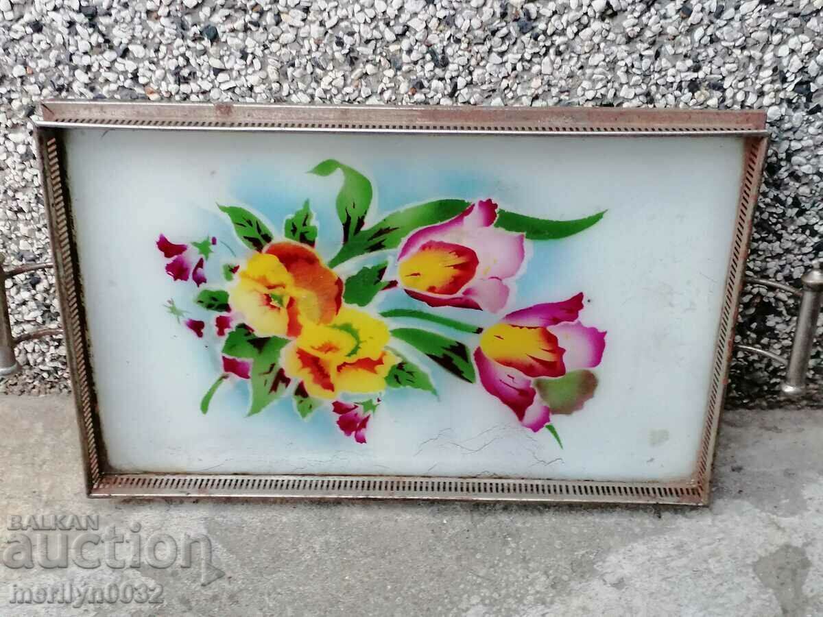 Antique serving tray, platter, or plate from the 1930s Antique serving tray, platter, or plate from the 1930s