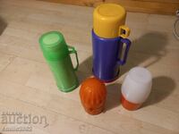 Retro thermos travel cup and shaker