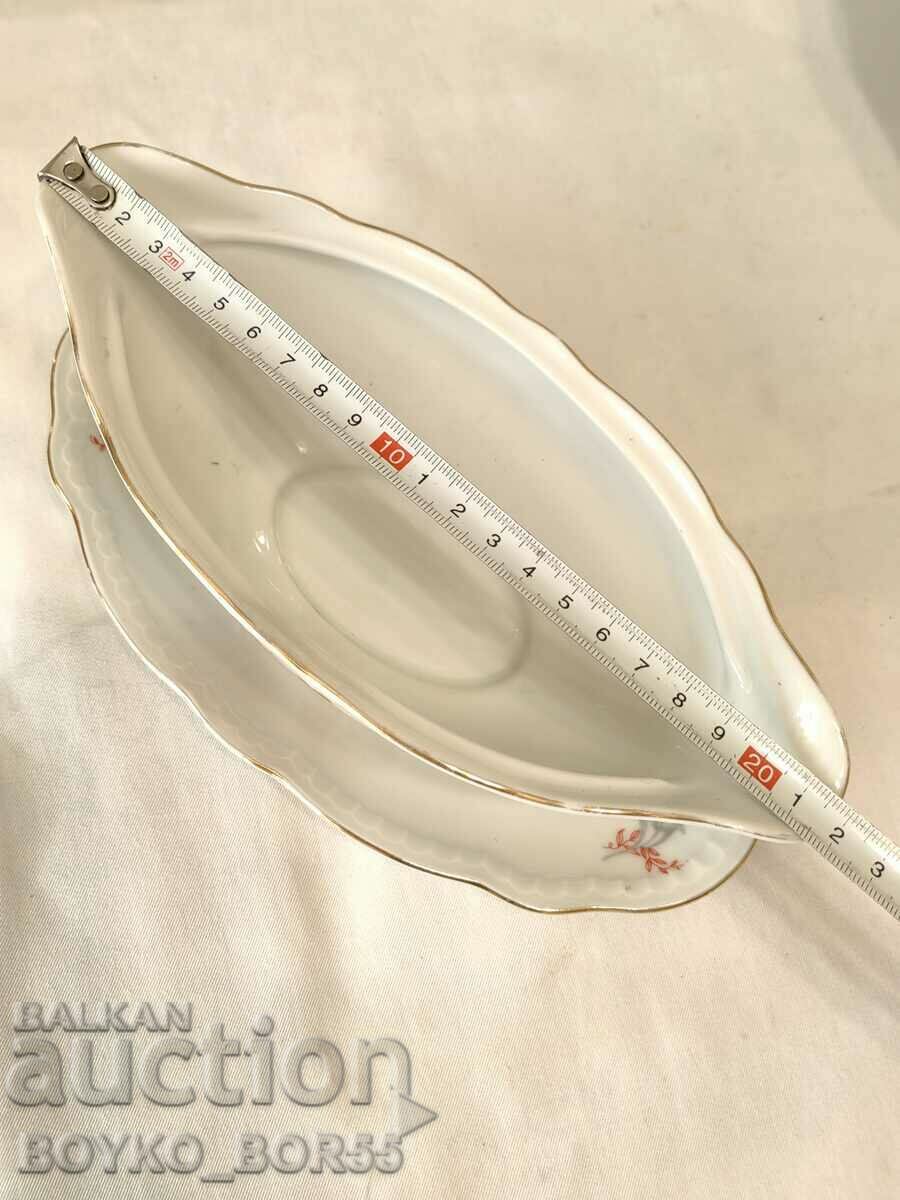 Antique German Karlsbad Porcelain Saucer Epiag D.F. with price 39.00 BGN | € 19.94 Antique German Karlsbad Porcelain Saucer Epiag D.F. with price 39.00 BGN | € 19.94