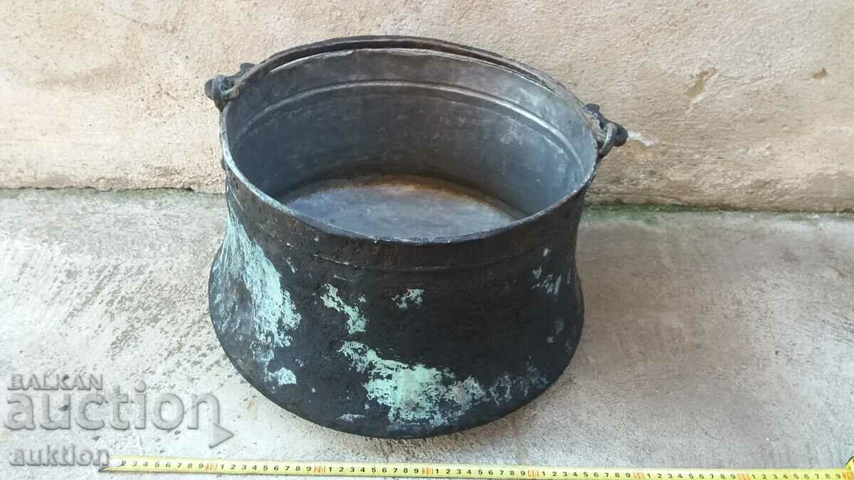 MASSIVE FORGED COPPER BOILER, BOILER - 40 LITERS with price 119.99 BGN | € 61.35 MASSIVE FORGED COPPER BOILER, BOILER - 40 LITERS with price 119.99 BGN | € 61.35