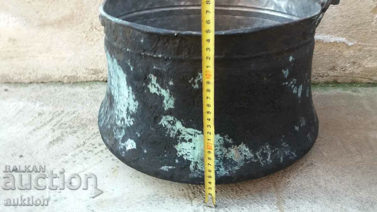 MASSIVE FORGED COPPER BOILER, BOILER - 40 LITERS - 6 MASSIVE FORGED COPPER BOILER, BOILER - 40 LITERS - 6