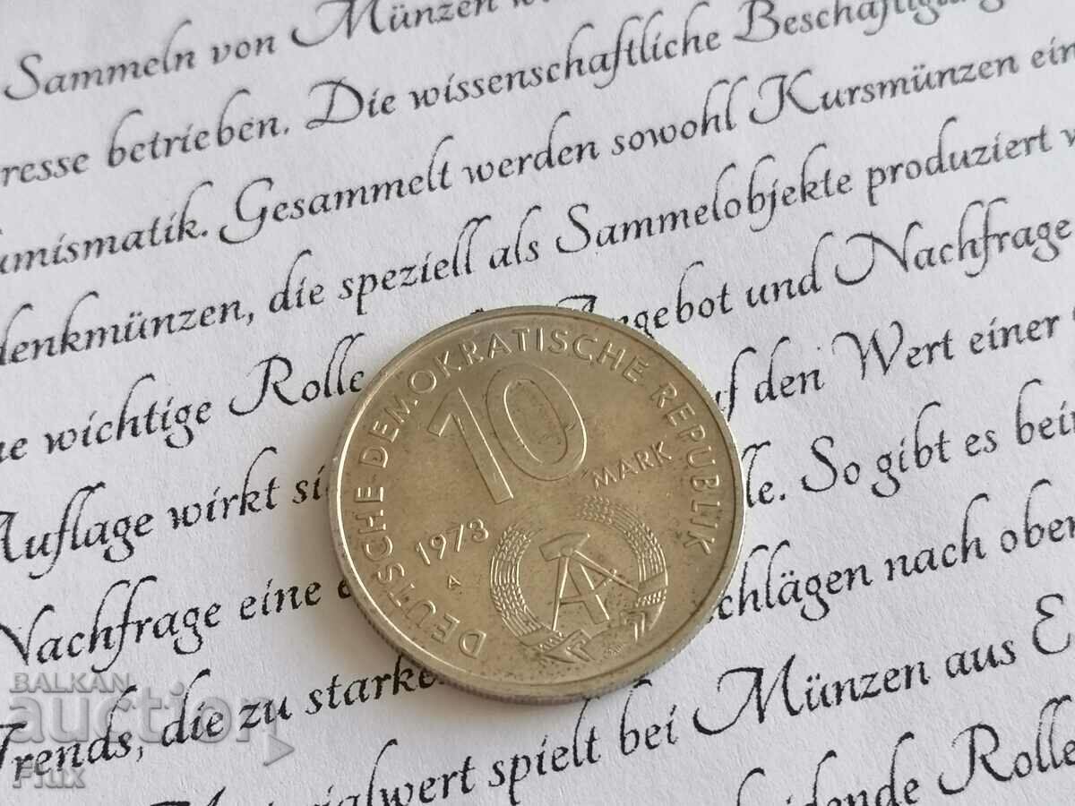 Monedă - Germania - 10 mărci | 1973