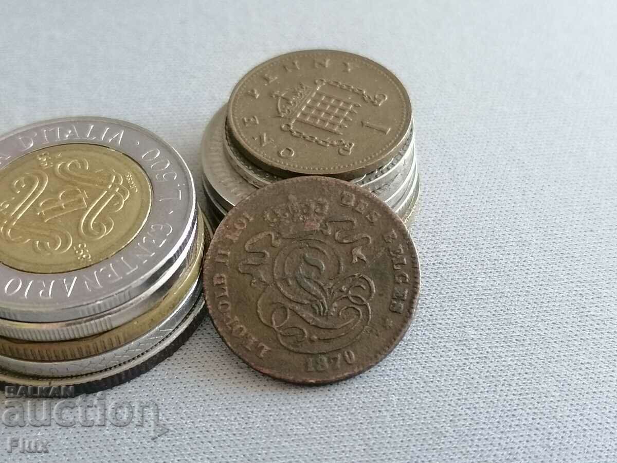 Coin - Belgium - 2 cents 1870 with price 13.00 BGN | € 6.65 Coin - Belgium - 2 cents 1870 with price 13.00 BGN | € 6.65