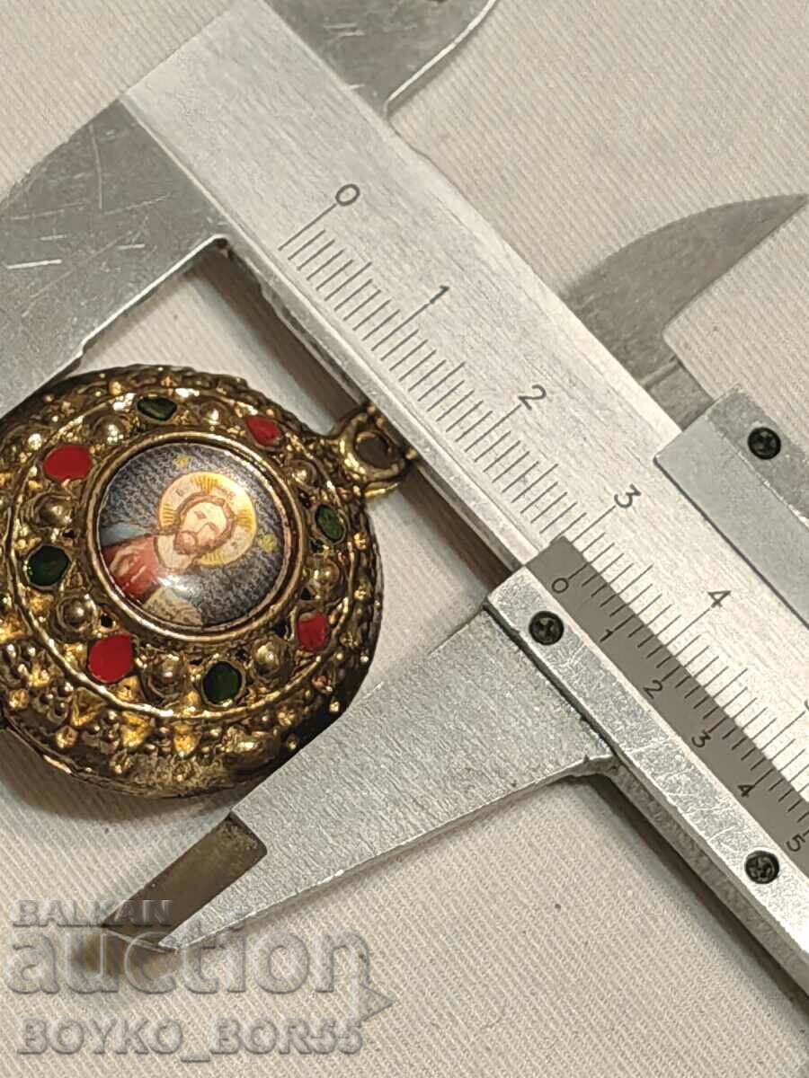 Delivery of Antique Royal Bronze Neck Panagia Delivery of Antique Royal Bronze Neck Panagia