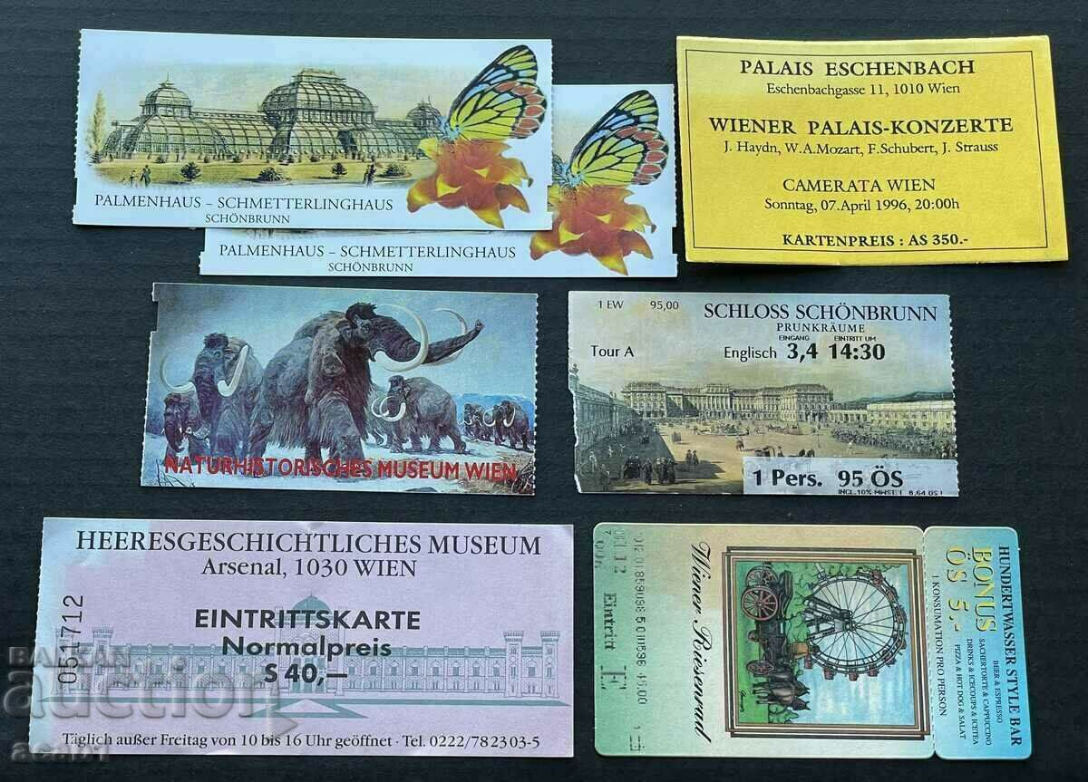 Bilete pentru obiectivele turistice din Viena1996