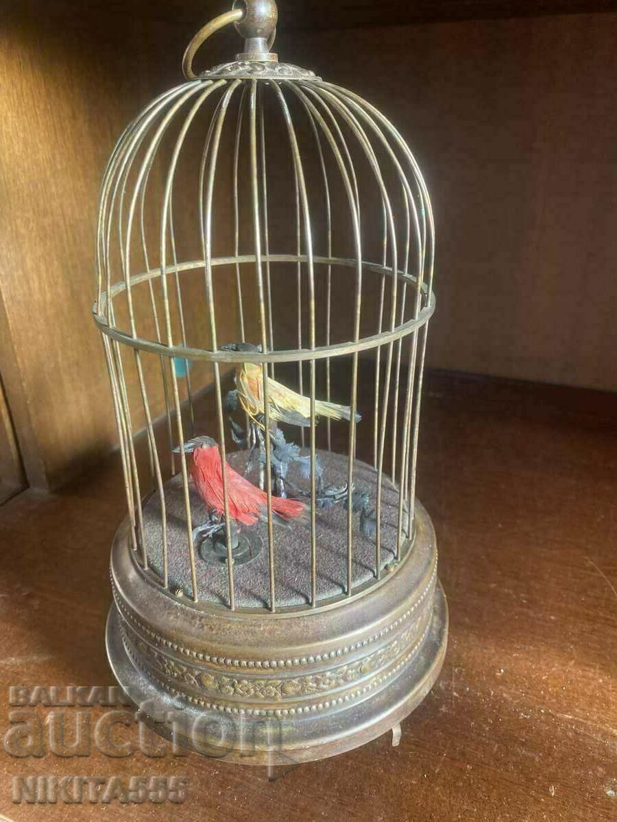 Very rare Birds in a Cage mechanical toy with price 2000.00 BGN | € 1022.58