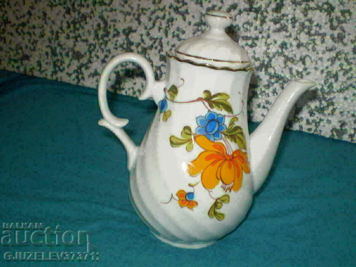 Retro jug Bulgarian Porcelain with lid - 7 Retro jug Bulgarian Porcelain with lid - 7