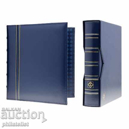 Leuchtturm Optima Album - folder și casetă albastru cu preț 62.00 BGN | € 31.70