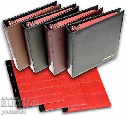 Delivery of Schulz 10-sheet coin binder for 221 red coins Delivery of Schulz 10-sheet coin binder for 221 red coins