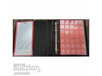 Legătură de monede Schulz cu 10 coli pentru 221 de monede roșii