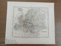 1831 - Map of Europe - Metzeroth = original