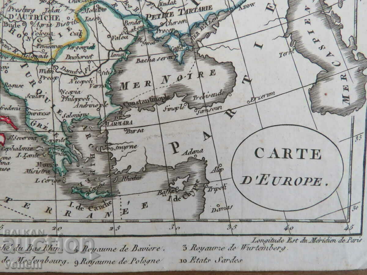 19th century - Map of Europe - Paris = original + with price 59.99 BGN | € 30.67 19th century - Map of Europe - Paris = original + with price 59.99 BGN | € 30.67