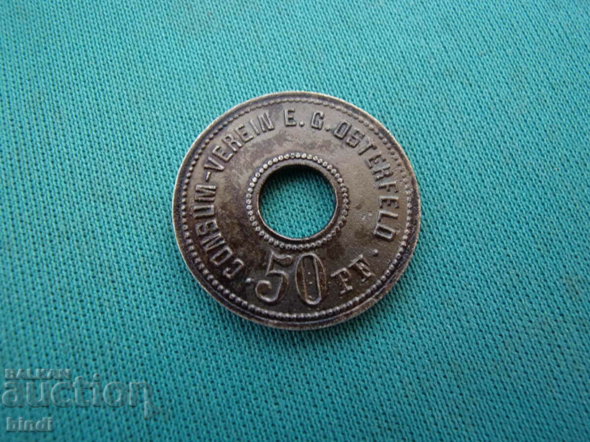 Gepania 50 Pfennig 1916 Rare