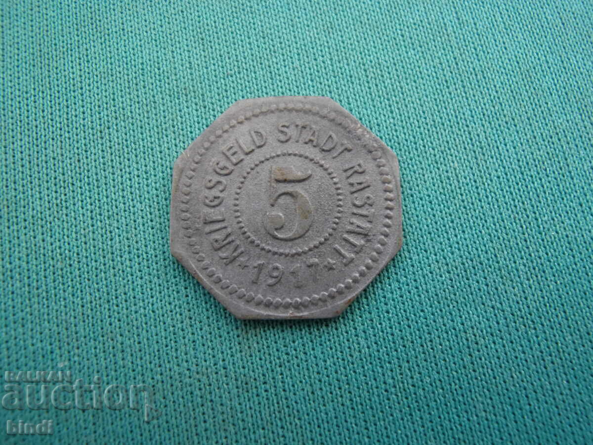 Germany 5 Pfennig 1917 Rare
