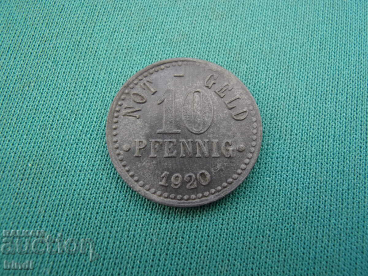 Germania 10 Pfennig 1920 Rar cu preț € 5.11 | 9.99 BGN