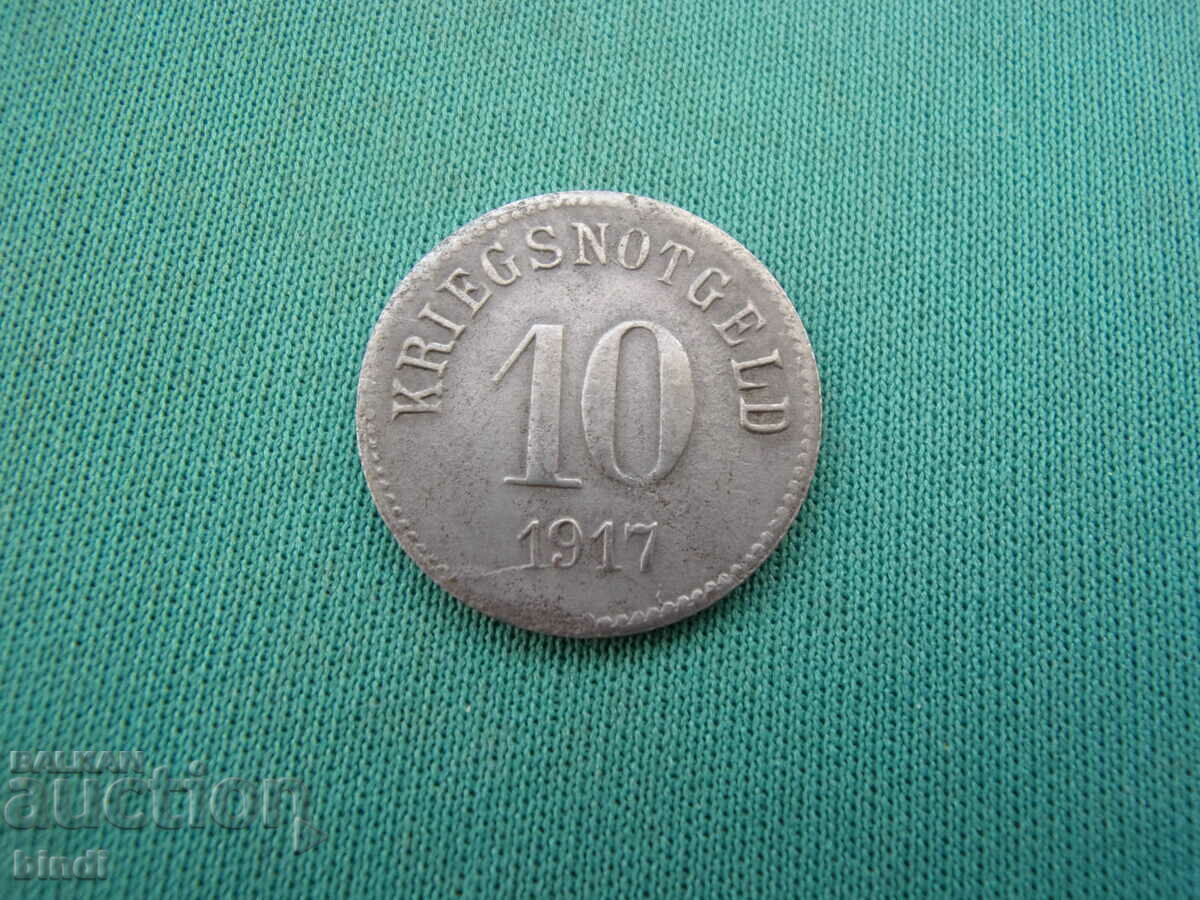 Germania 10 Pfennig 1917 Rar cu preț € 7.67 | 15.00 BGN