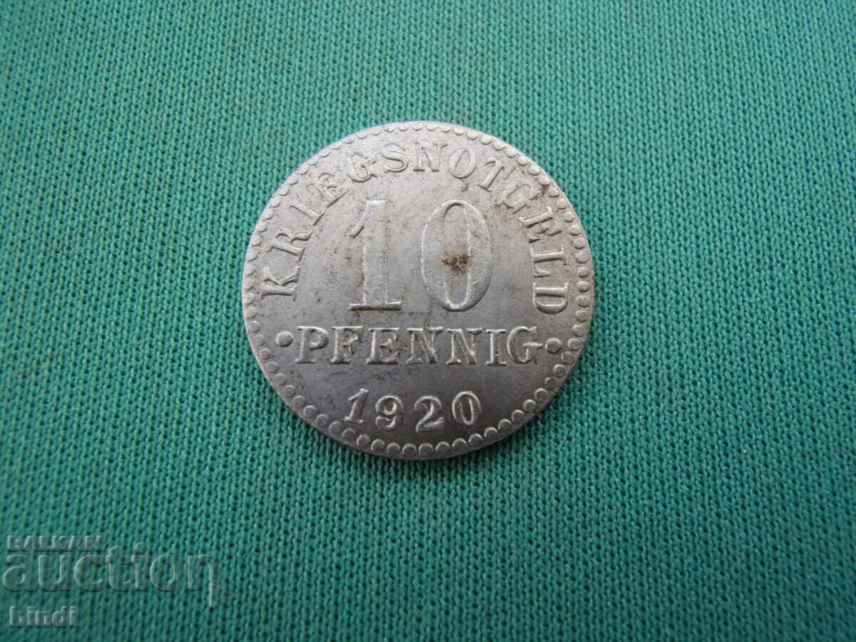 Germania 10 Pfennig 1920 Rar cu preț € 7.67 | 15.00 BGN