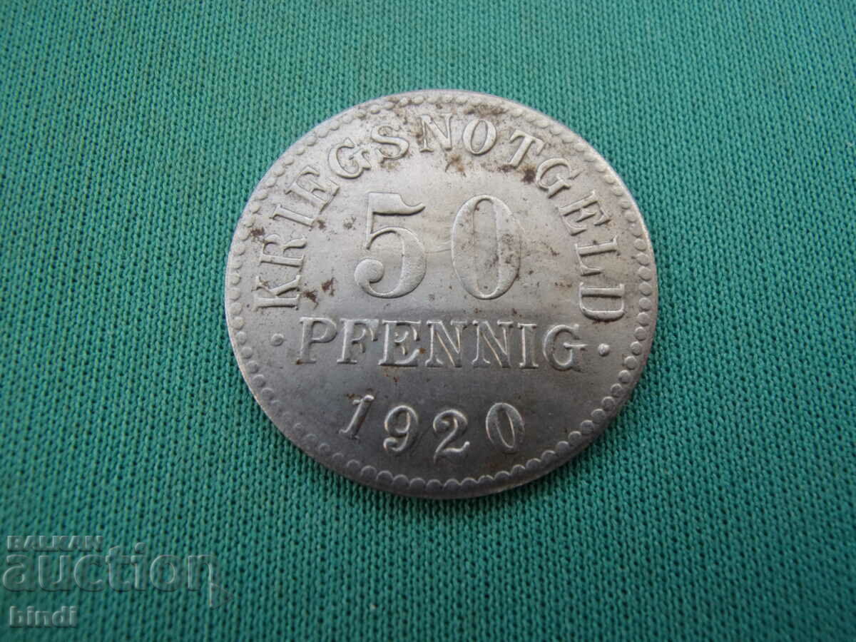 Germania 50 Pfennig 1920 Rar cu preț € 12.78 | 25.00 BGN
