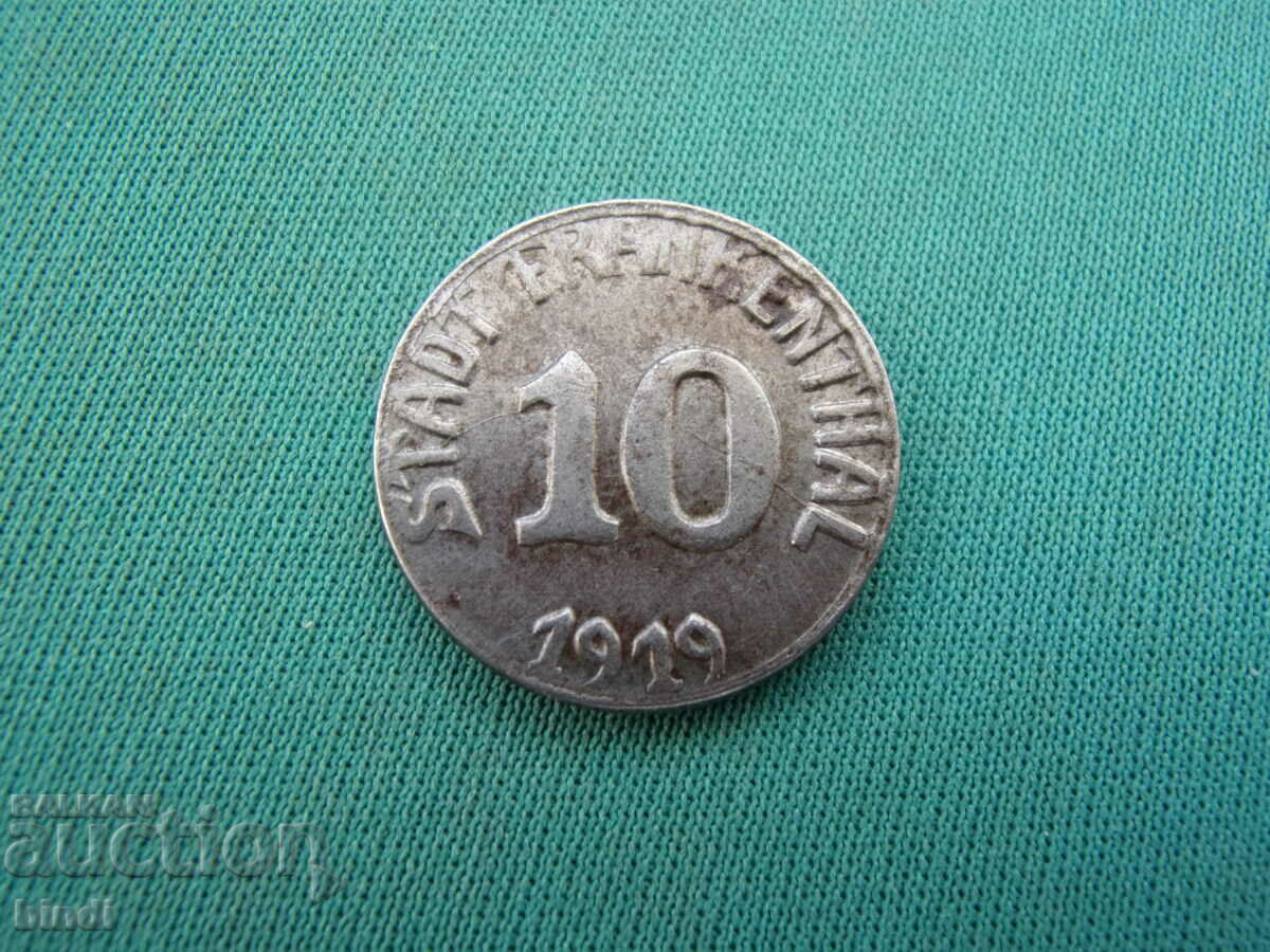 Germania 10 Pfennig 1919 Rar cu preț € 7.67 | 15.00 BGN