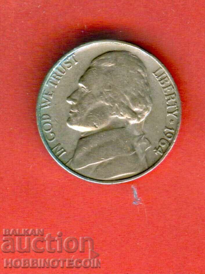 USA 5 cents issue - 1964 USA 5 cents issue - 1964