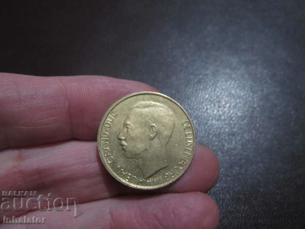 Люксембург 5 франка 1987 год