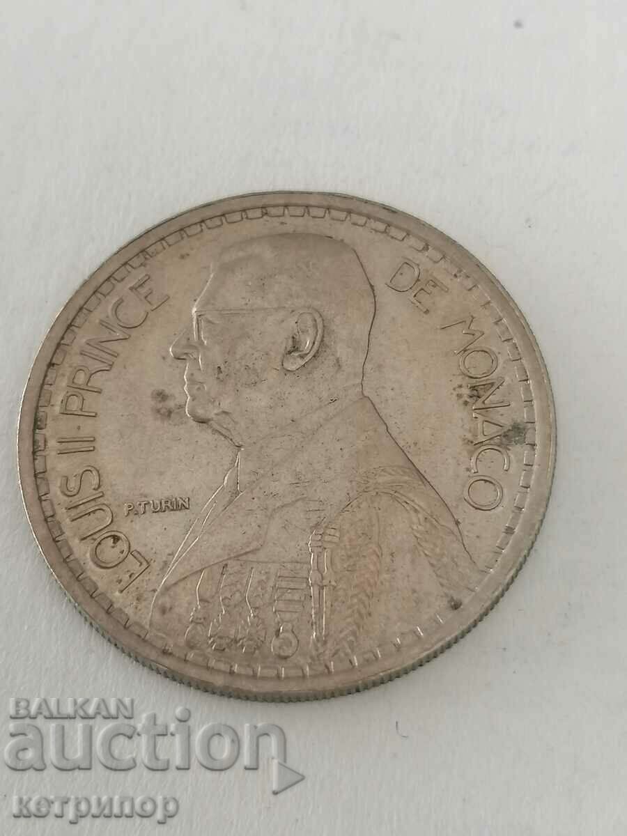 20 франка Монако 1947 г. Никел с цена 18.00 лв. | € 9.20 20 франка Монако 1947 г. Никел с цена 18.00 лв. | € 9.20