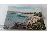 Postcard Varna General view of the Sea Baths 1960