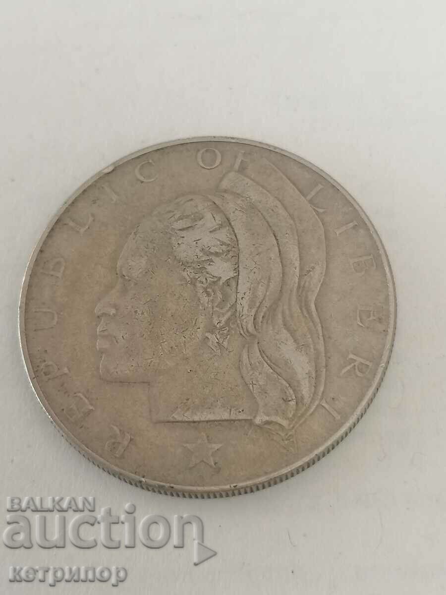 1 долар Либерия 1968 г никел с цена 15.00 лв. | € 7.67 1 долар Либерия 1968 г никел с цена 15.00 лв. | € 7.67