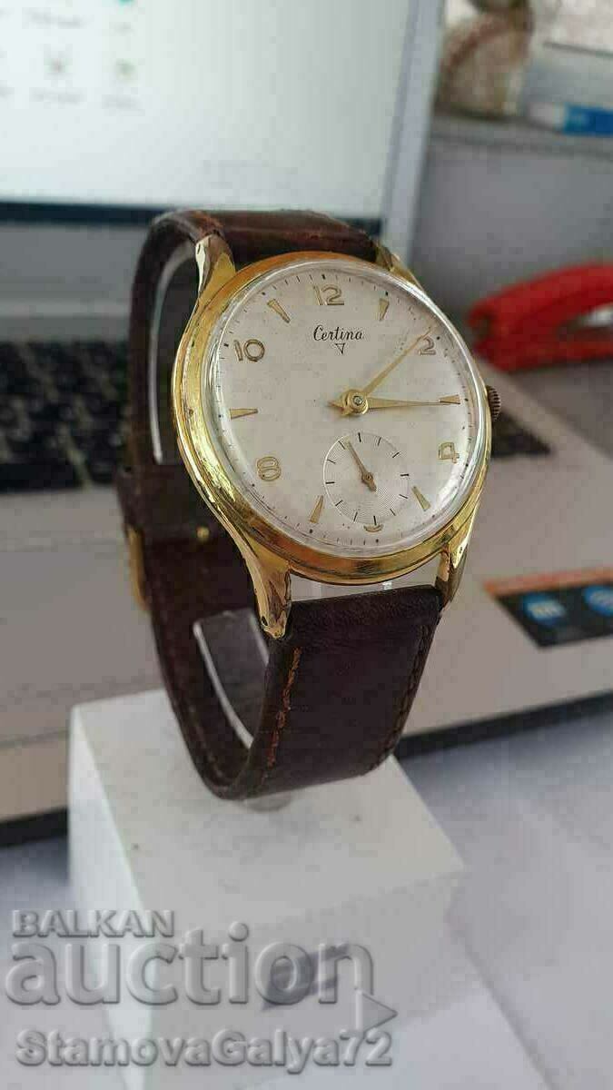 Δημοπρασία Αντίκα ελβετικό ρολόι CERTINA Δημοπρασία Αντίκα ελβετικό ρολόι CERTINA