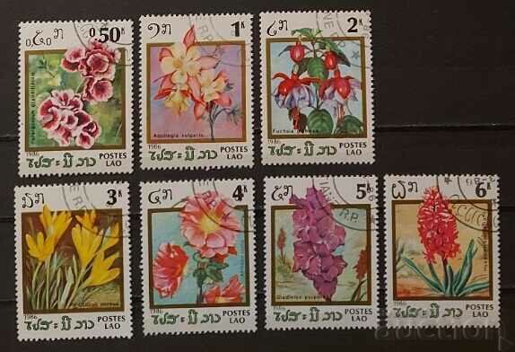 Laos 1986 Flora / Flowers Branded series