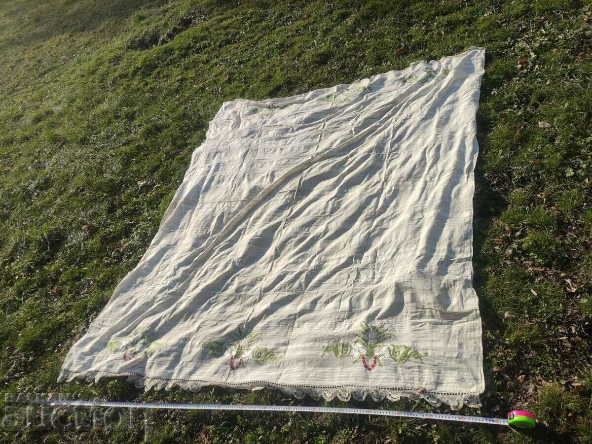 tablecloth with embroidery and lace from old chaise - 7 tablecloth with embroidery and lace from old chaise - 7