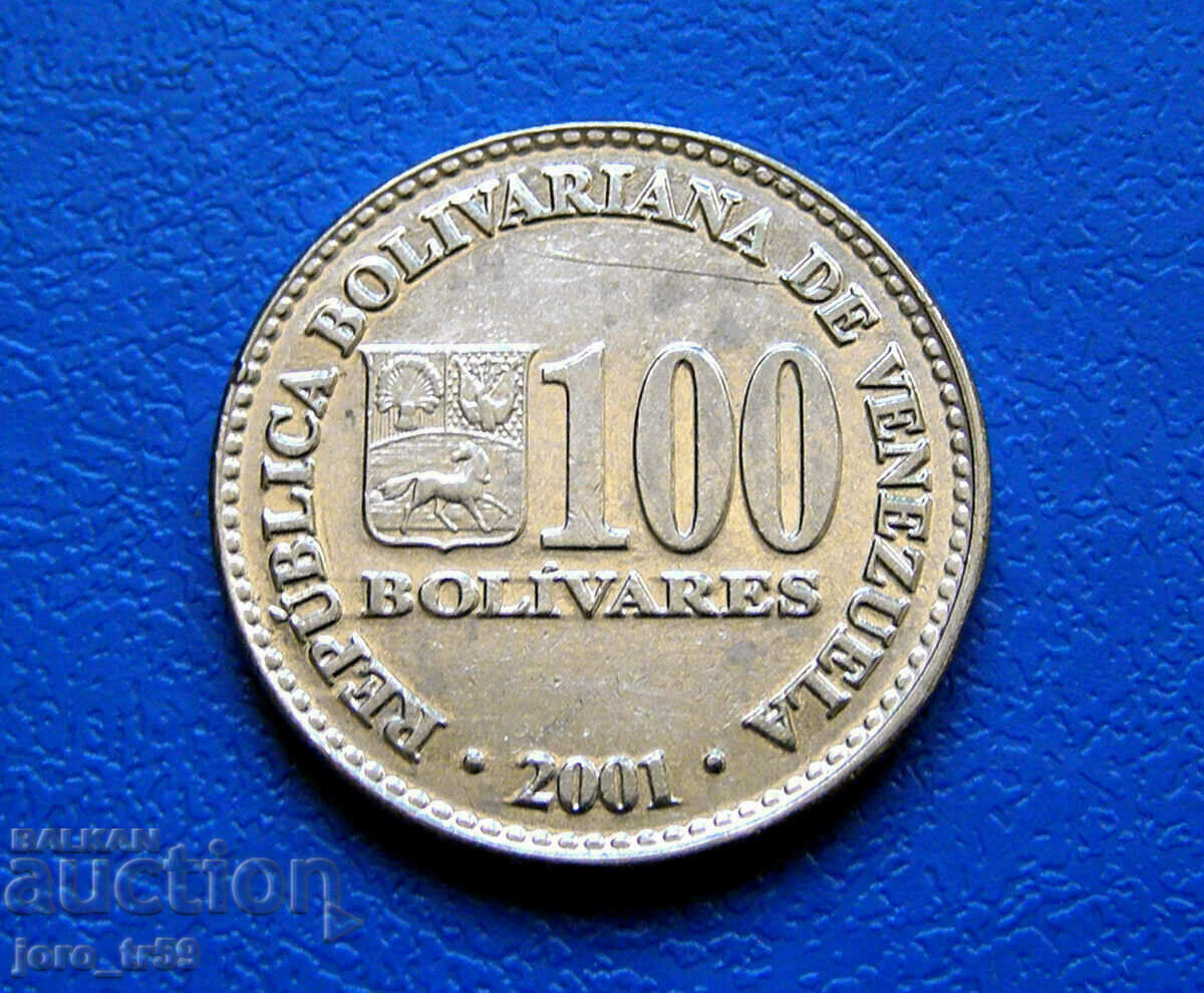 Венецуела 100 боливара /100 Bolívares/ 2001 г. UNC