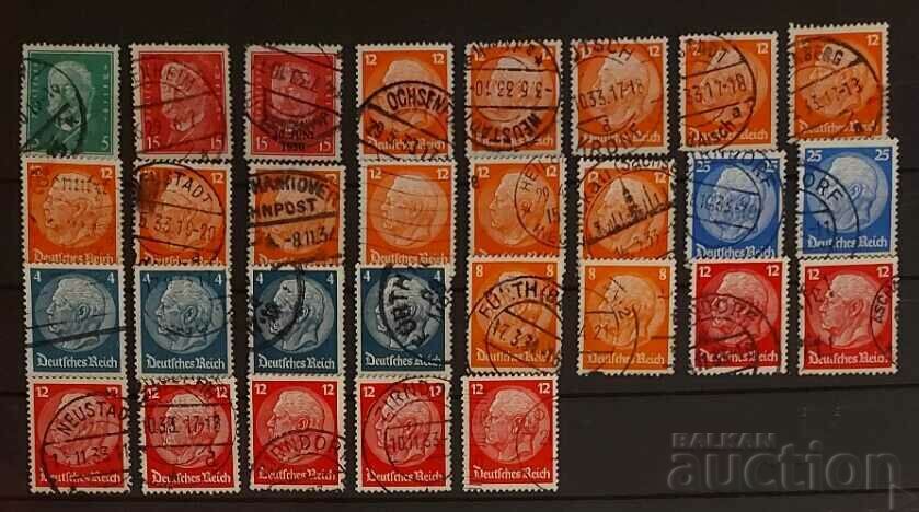 German Empire/Reich 1928-1930-1932-1933 Personalities Stamp
