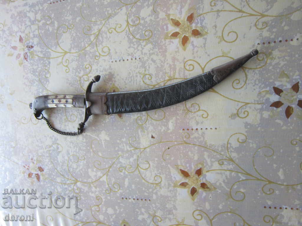 Old dagger cornet knife with canvas prints - 7 Old dagger cornet knife with canvas prints - 7
