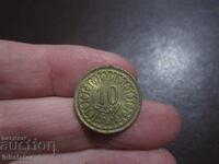 Tunisia 10 millimas 1960