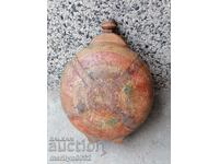 Veche butelie din lemn, butoi, butoi din lemn de lemn