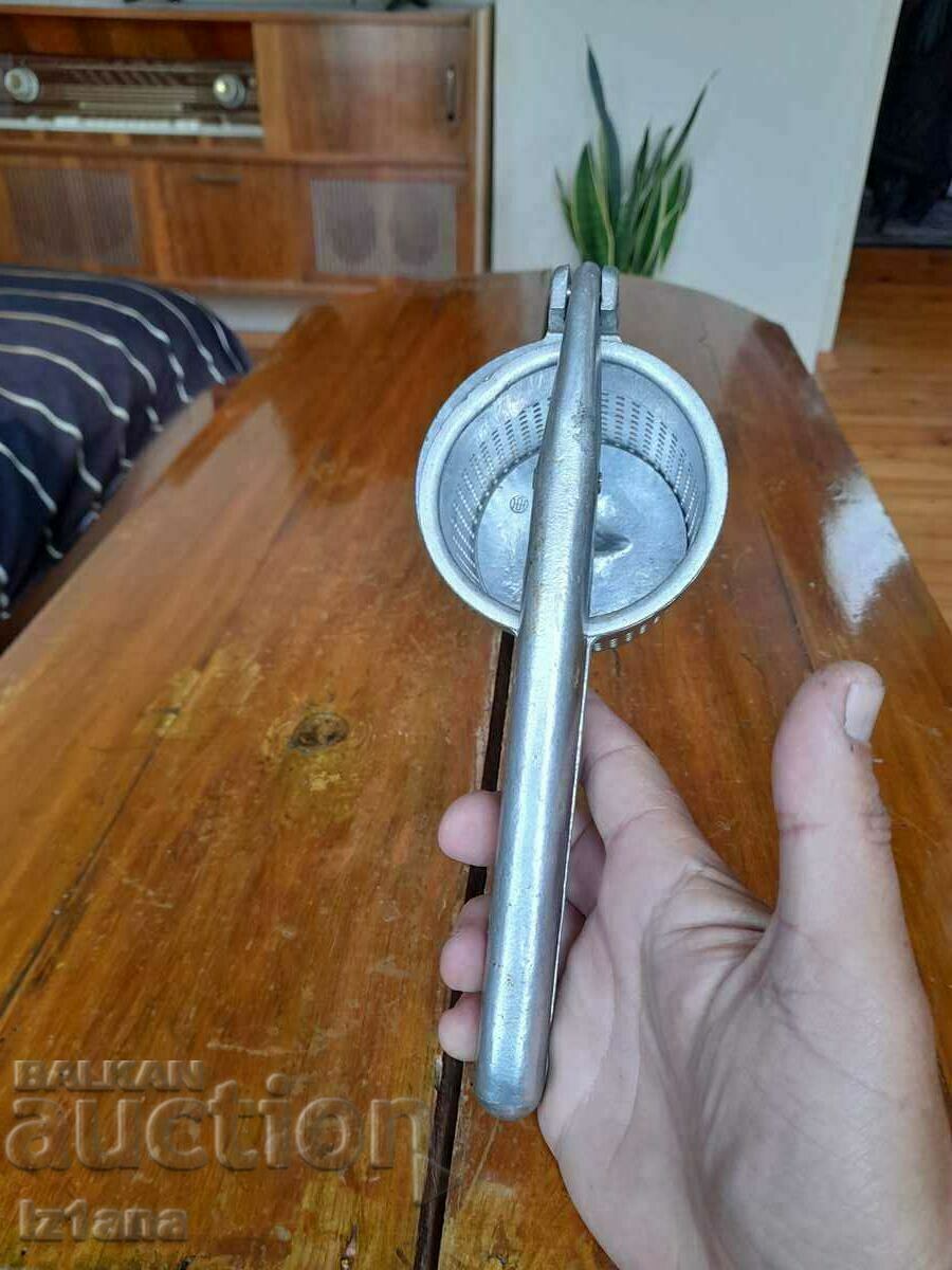 Old aluminum potato press with price 18.00 BGN | € 9.20 Old aluminum potato press with price 18.00 BGN | € 9.20