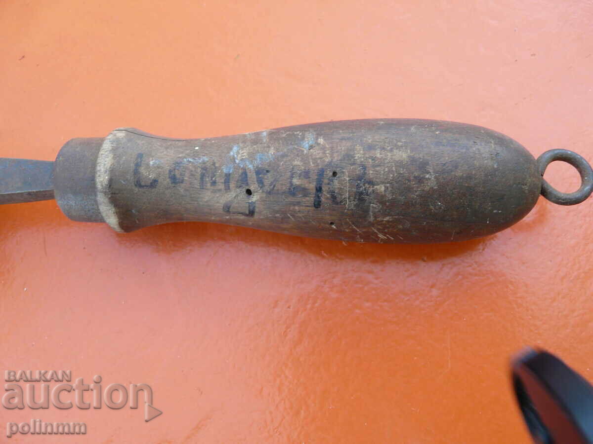 Large old German wood saw - 17 - 5 Large old German wood saw - 17 - 5