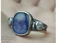 Silver Ring with Natural Stone