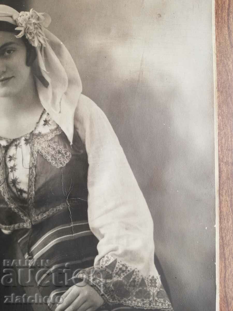 Delivery of Old photo, author's photography, 1930s. Bulgarian costume Delivery of Old photo, author's photography, 1930s. Bulgarian costume