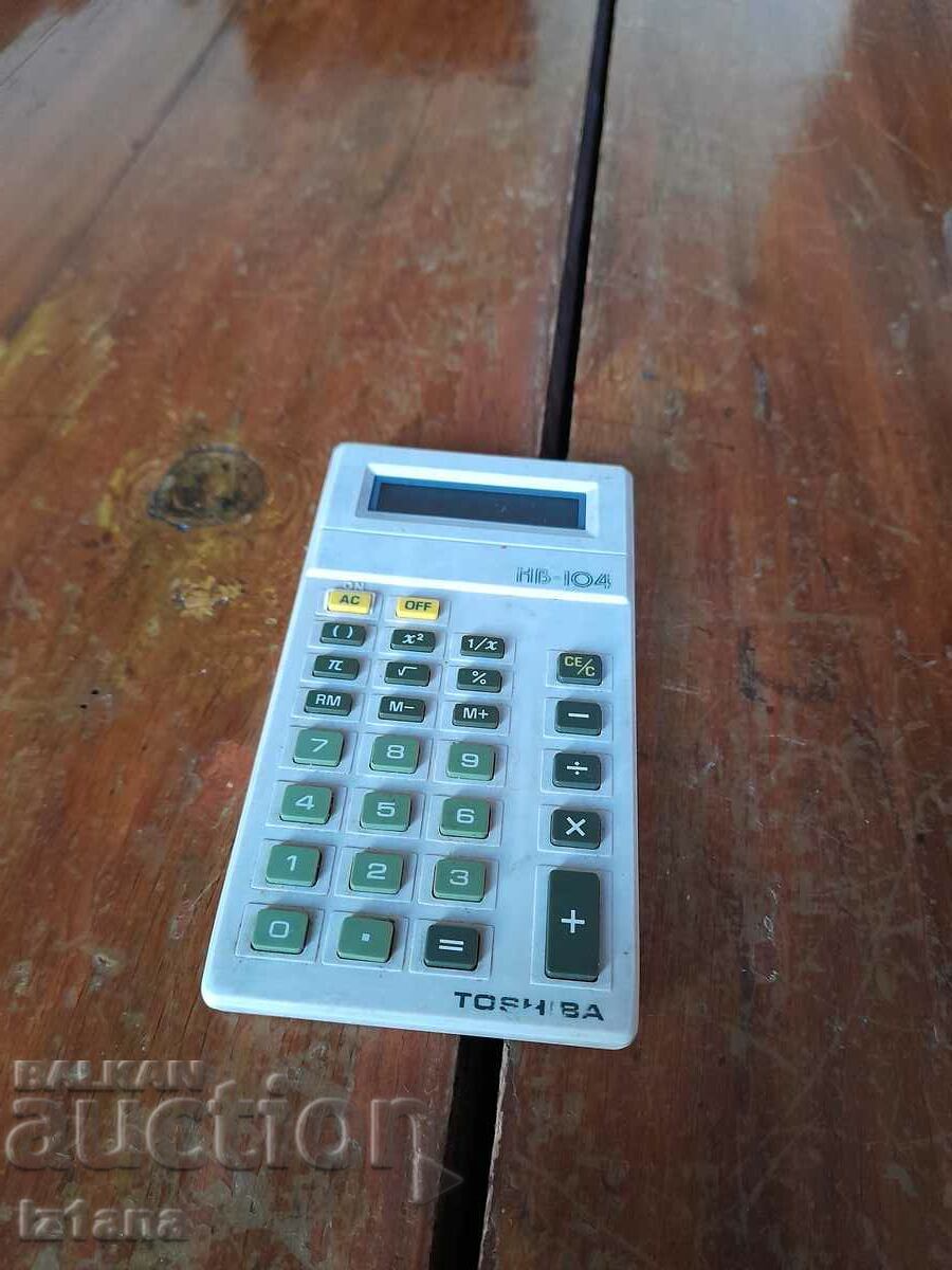 Стар калкулатор Toshiba