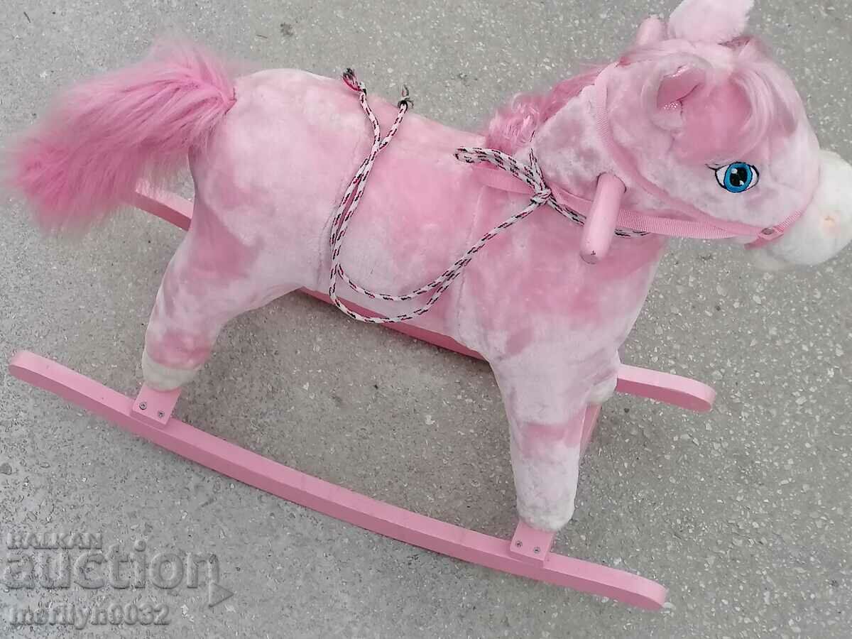 Auction  Children's toy rocking horse whirlwind horse